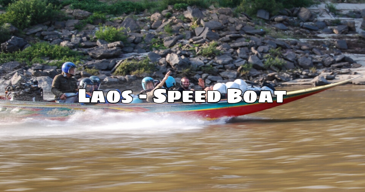 laos speed boat