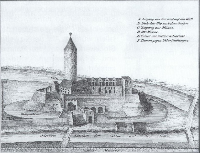 Widok za czasów panowania Jana Kazimierza 1654 r. litografia Idzikowski F.